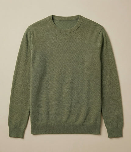 Le Pull Col Rond Cachemire & Pima Nama