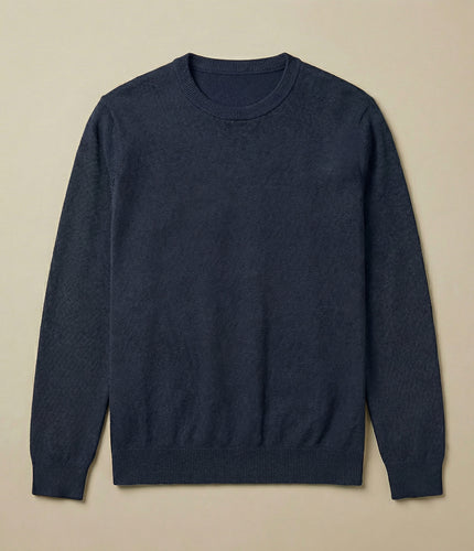 Le Pull Col Rond Cachemire & Pima Nama