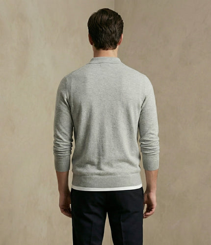 Le Pull Polo Cachemire & Pima Erdene