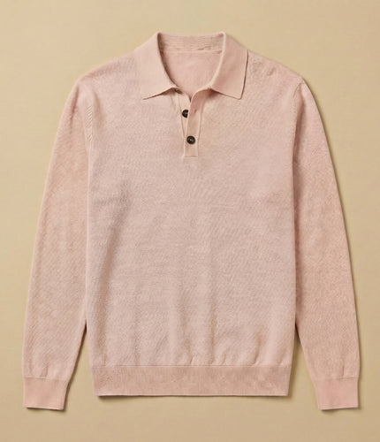 Le Pull Polo Cachemire & Pima Erdene