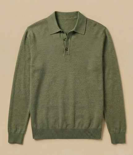 Le Pull Polo Cachemire & Pima Erdene