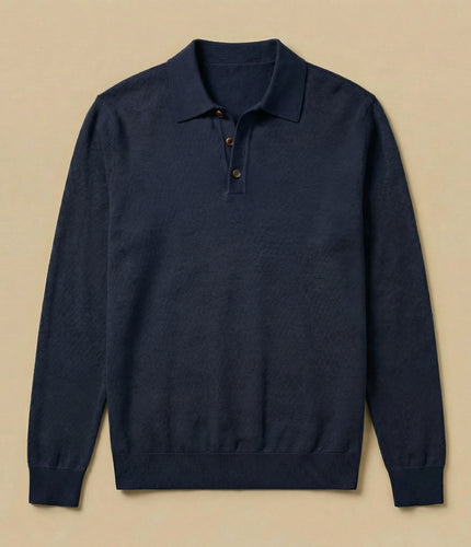 Le Pull Polo Cachemire & Pima Erdene