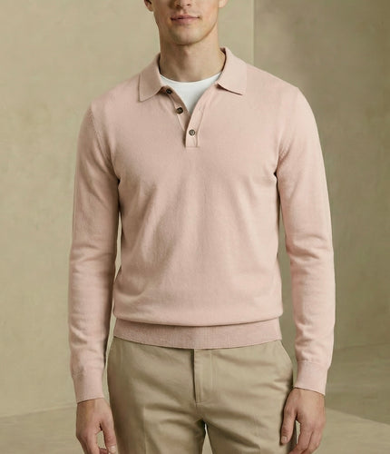 Le Pull Polo Cachemire & Pima Erdene