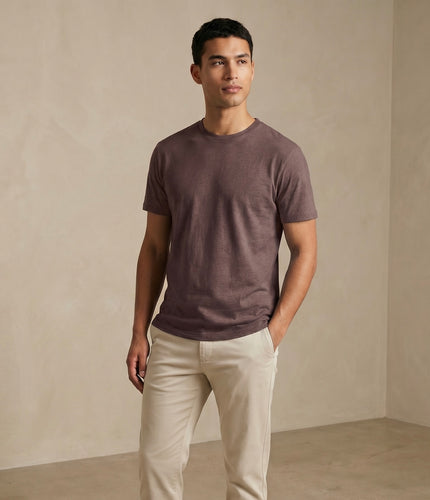 Le T-shirt Homme Lin Coton Arpino