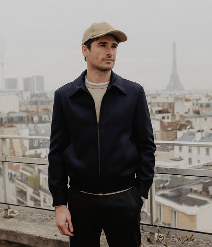 Le Blouson Laine Shetland