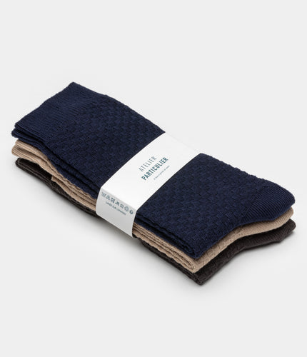 Les Chaussettes Bussière 🇫🇷 Homme - Packs x3