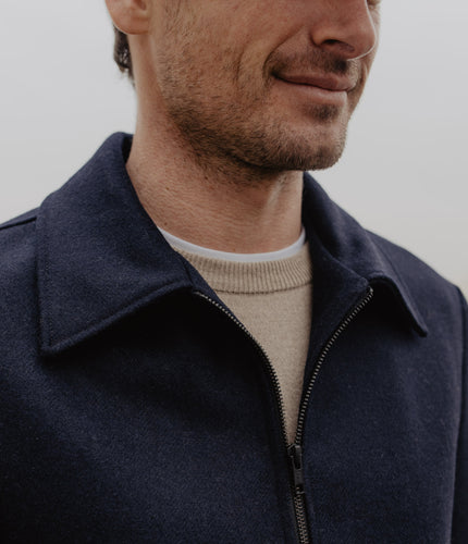 Le Blouson Laine Shetland